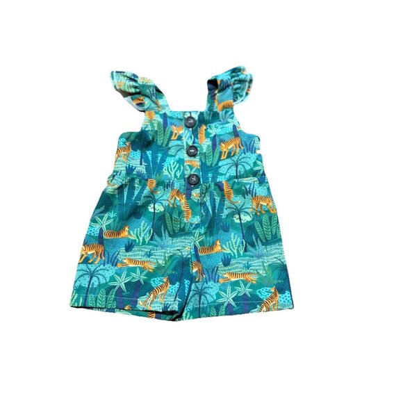 SHEIN Other - Baby Girls Tiger Shorts Romper Size 2T